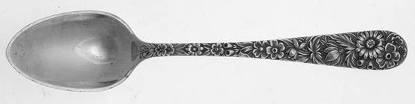 Repousse (Sterling, 1896, 925-1000) Extra Weight Teaspoon