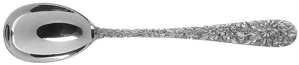 Repousse (Sterling, 1896, 925-1000) Individual Fruit Cocktail Spoon