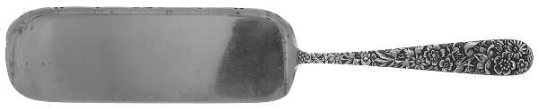 Repousse (Sterling, 1896, 925-1000) Large Flat Handle Crumb Knife/Crumber