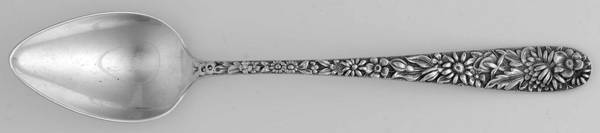 Repousse (Sterling, 1896, 925-1000) Fruit/Orange Spoon