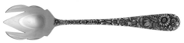Repousse (Sterling, 1896, 925-1000) Small Ice Cream Fork