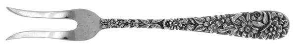 Repousse (Sterling, 1896, 925-1000) Lemon Fork, 2 Tine