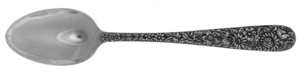 Repousse (Sterling, 1896, 925-1000) Dessert/Oval Soup Spoon