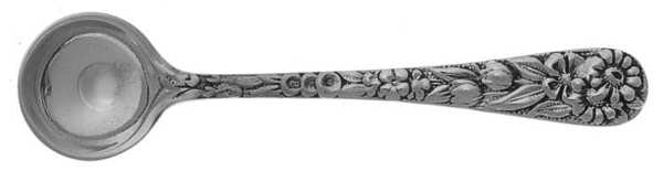 Repousse (Sterling, 1896, 925-1000) Individual Salt Spoon