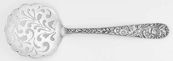 Repousse (Sterling, 1896, 925-1000) Small Tomato Server,  Solid Piece