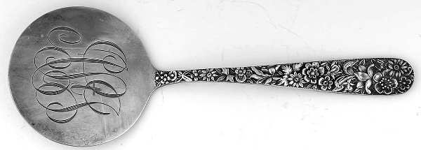 Repousse (Sterling, 1896, 925-1000) Large Solid Hot Cake Server