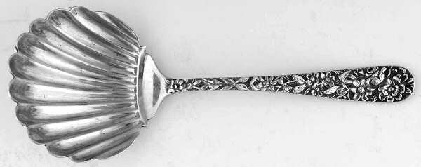 Repousse (Sterling, 1896, 925-1000) Solid Bon Bon Spoon