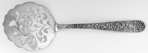 Repousse (Sterling, 1896, 925-1000) Large Solid Tomato Server