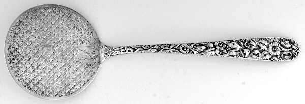 Repousse (Sterling, 1896, 925-1000) Large Engraved Solid Hot Cake Server