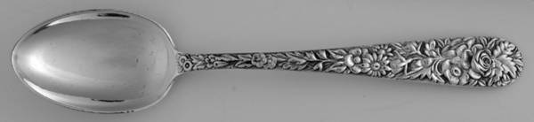 Repousse (Sterling, 1896, 925-1000) Place/Oval Soup Spoon