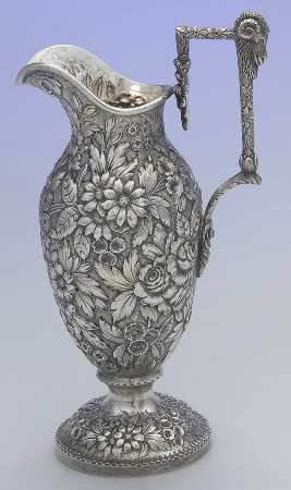 Repousse-Ram's Head (Coin, Full Chased) Creamer