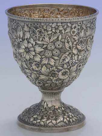 Repousse-Ram's Head (Coin, Full Chased) Waste Bowl