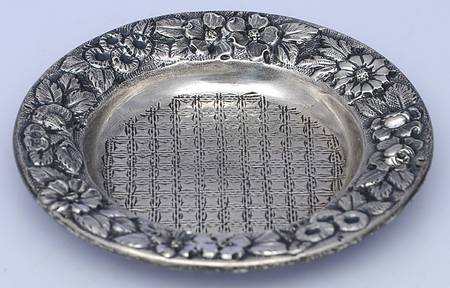 Repousse-Full Chased-Hand Chased Butter Pat