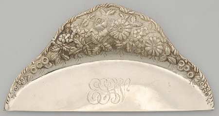 Repousse-Full Chased-Hand Chased Table Crumber