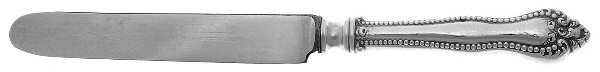 KIS8 (STERLING) Blunt Hollow Knife with Bolster