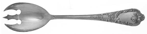 KTR3 (SILVERPLATE) Pierced Tablespoon (Serving Spoon)