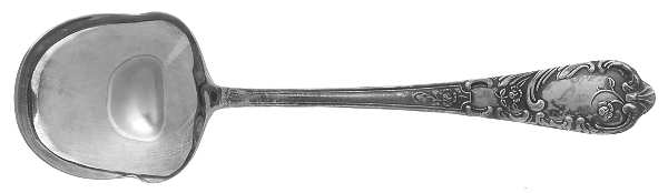 KTR3 (SILVERPLATE) Boiled Potato Ladle, Solid Piece