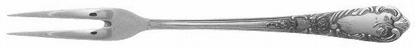 KTR3 (SILVERPLATE) Small 2-Tine Cold Meat Serving Fork