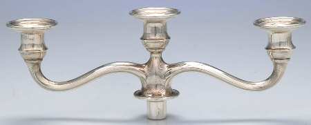 Primrose (Sterling, Hollowware) Arm for 3-Light Candelabra