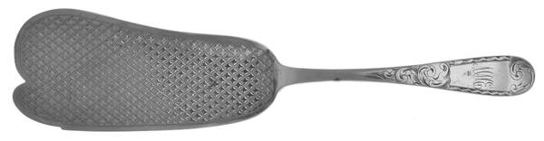 Mayflower (Coin) Large Solid Bright Cut Fish Server