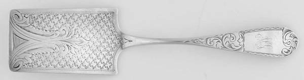 Mayflower (Coin) Bright Cut Solid Flat Server