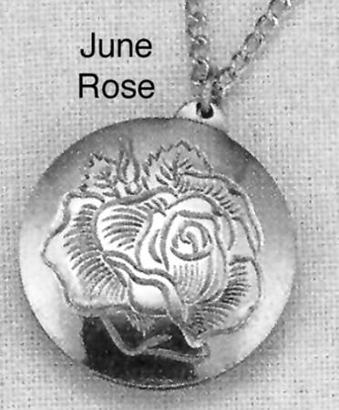 Flower of the Month (Pewter, Hollowware) Pendant