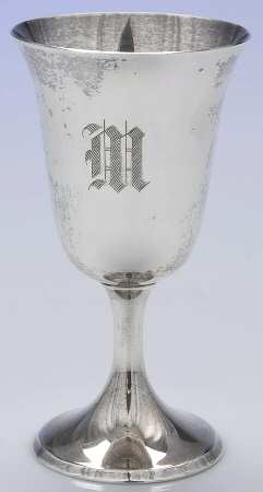 0801 (Sterling, Hollowware) Water Goblet