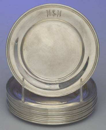 58 (Sterling, Hollowware) Bread & Butter Plate - Set of 12