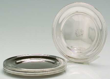 58 (Sterling, Hollowware) Bread & Butter Plate - Set of 6