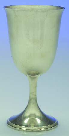 260 (Sterling, Hollowware, Plain) Water Goblet