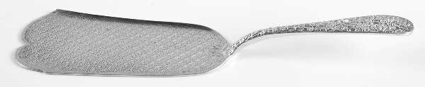 Repousse (Sterling, Coin, 1830) Large Solid Bright Cut Fish Server