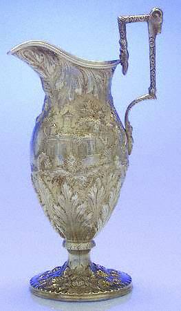 Repousse-Full Chased-Landscape (Coin) Creamer