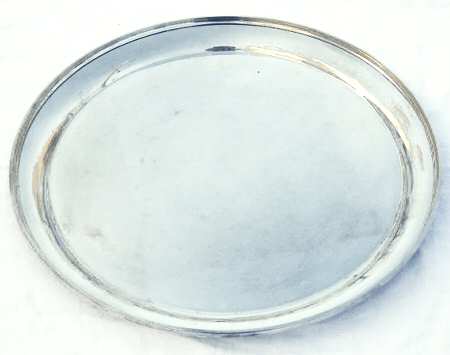 0100 (Sterling, Hollowware) 12" Round Tray