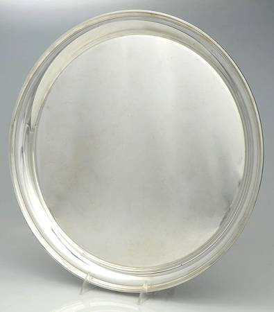 0100 (Sterling, Hollowware) 16" Round Tray