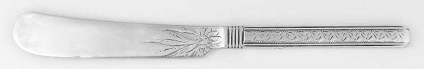 KIS14 (Coin) Flat Handle Bright Cut Master Butter
