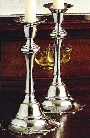 Capella (Pewter, Hollowware) 8" Candlestick