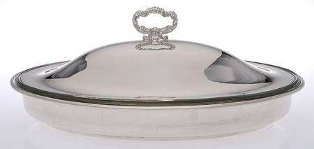 Silverplate Hollowware 1.5 Quart Oval Casserole