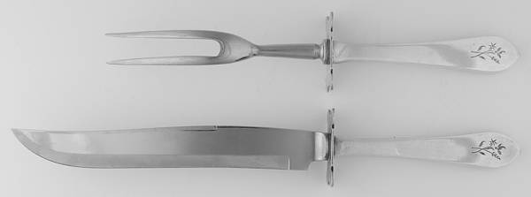 KIS17 (Sterling) 2 Piece Small Carving Set W/ Sterling Guard