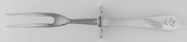 KIS17 (Sterling) Small Carving Fork W/Sterling Guard
