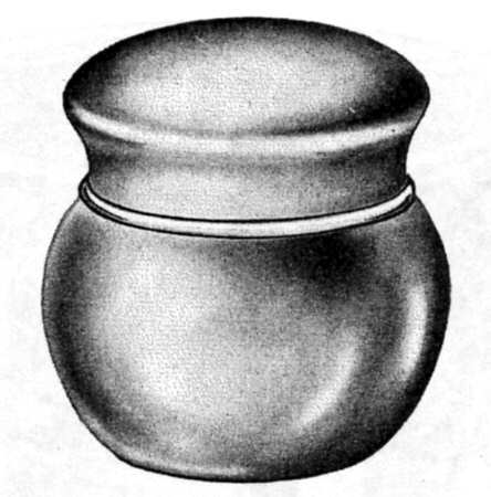 Clinton (Sterling, Hollowware) Solid Powder Box & Lid