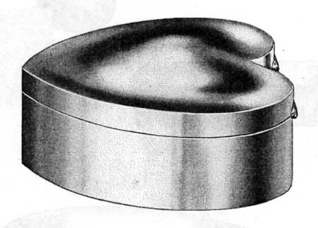 Clinton (Sterling, Hollowware) Heart Box