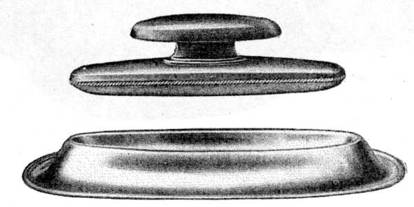 Clinton (Sterling, Hollowware) Nail Buffer and Tray Set