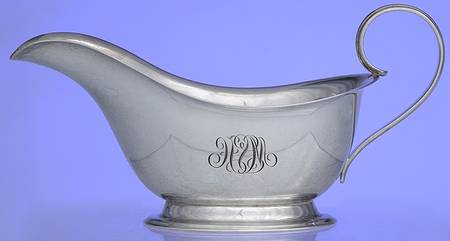 51 (Sterling, Hollowware) Gravy Boat No Underplate