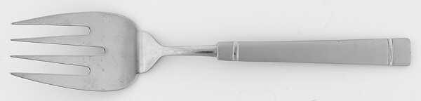 KCA2 (Stainless, Frosted) Large Solid Cold Meat Serving Fork by Karaca