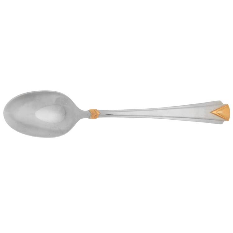 KCA7 [Stainless, Gold Accent) Place/Oval Soup Spoon