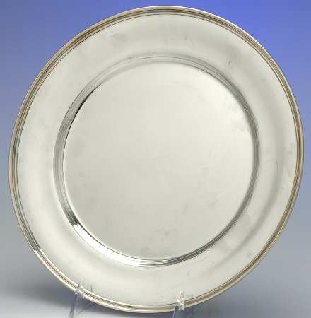 258 (Sterling, Hollowware) Dinner/Service Plate