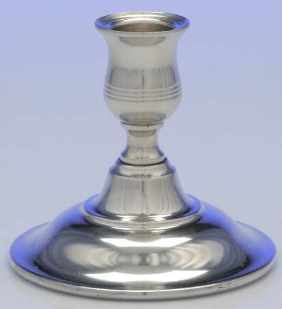 P113 (Pewter, Hollowware) 3" Console Candleholder