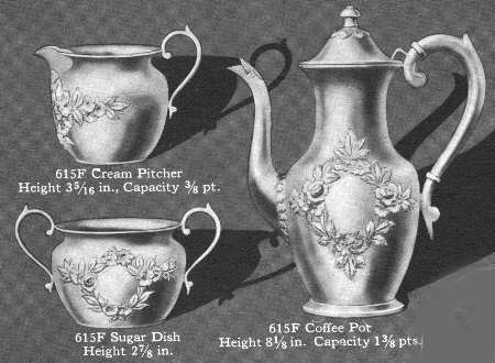 Repousse-Full Chased-Hand Chased 3 Pc Demi Set-(SDEP,SSUD,SCRD)