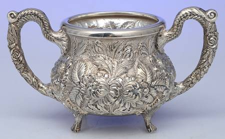 Stieff Rose (Sterling, Hollowware, 700 Series) Sugar Bowl No Lid