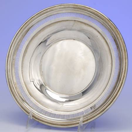 41 (Sterling, Hollowware) 9" Sandwich Plate